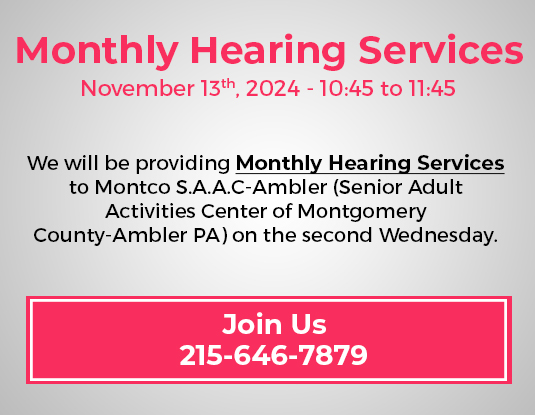 Monthly Hearing Services and Hearing Presentation